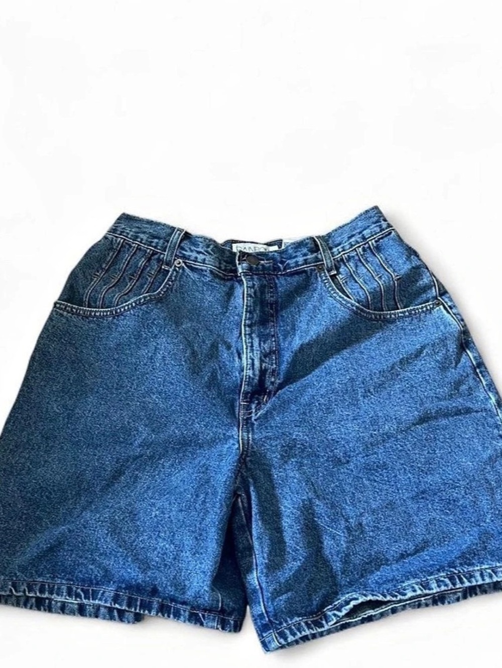 Rainbow Women's Denim Jean Shorts Waist 12 Blue